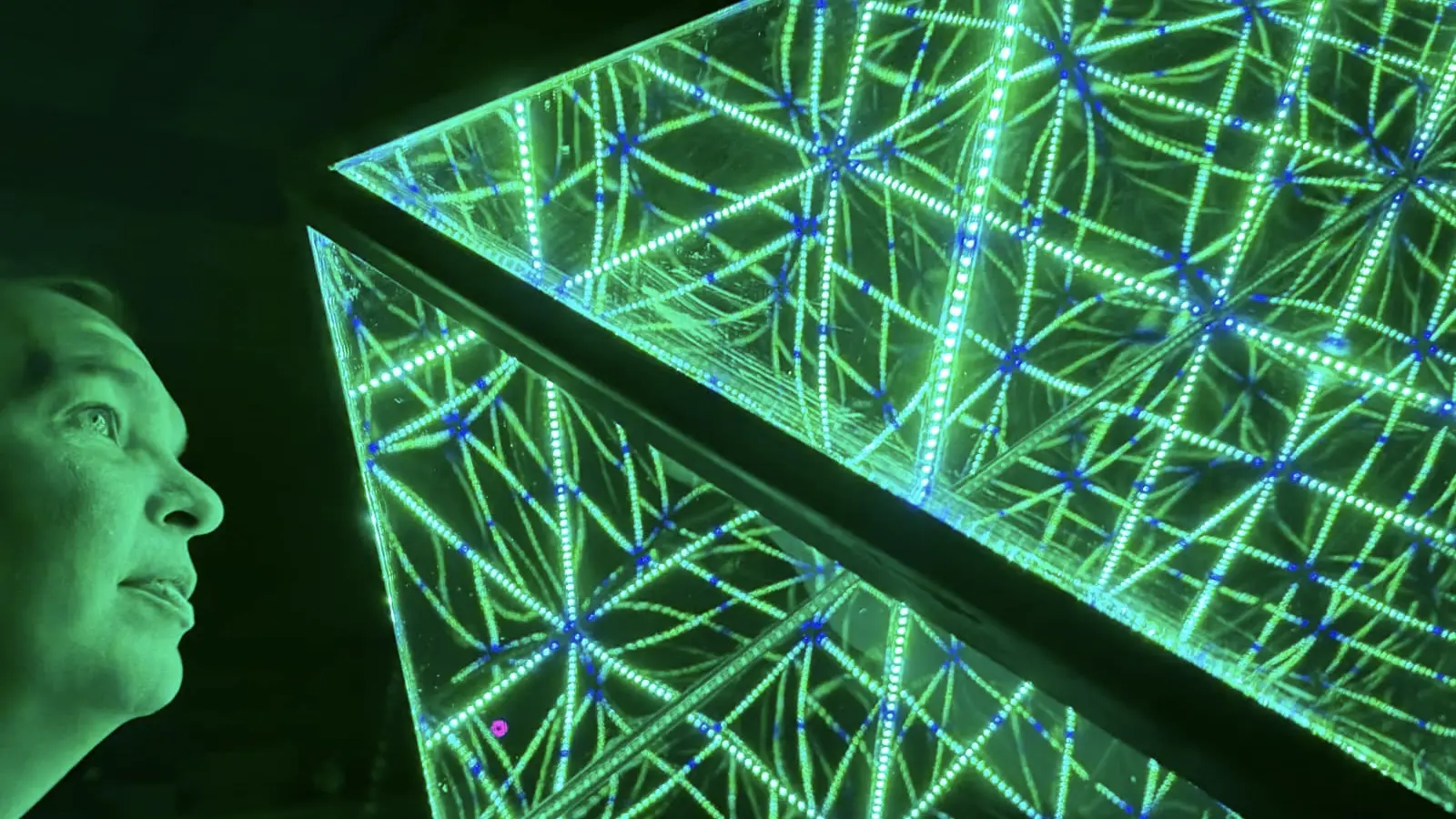 Infinity Cube LED installation