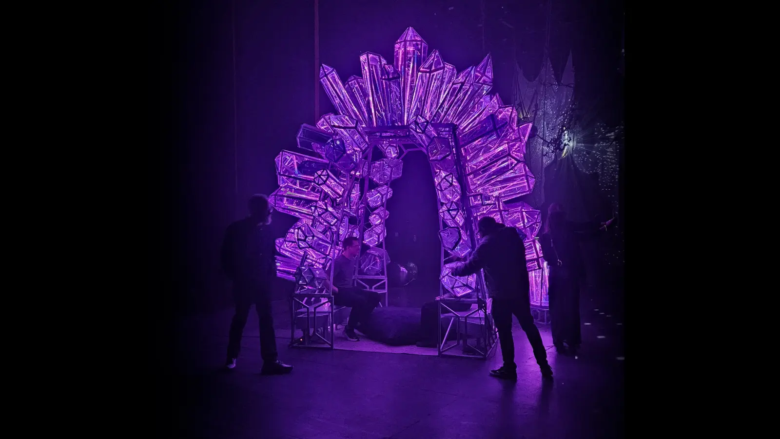 Infinity Crystal Gateway LED Installation